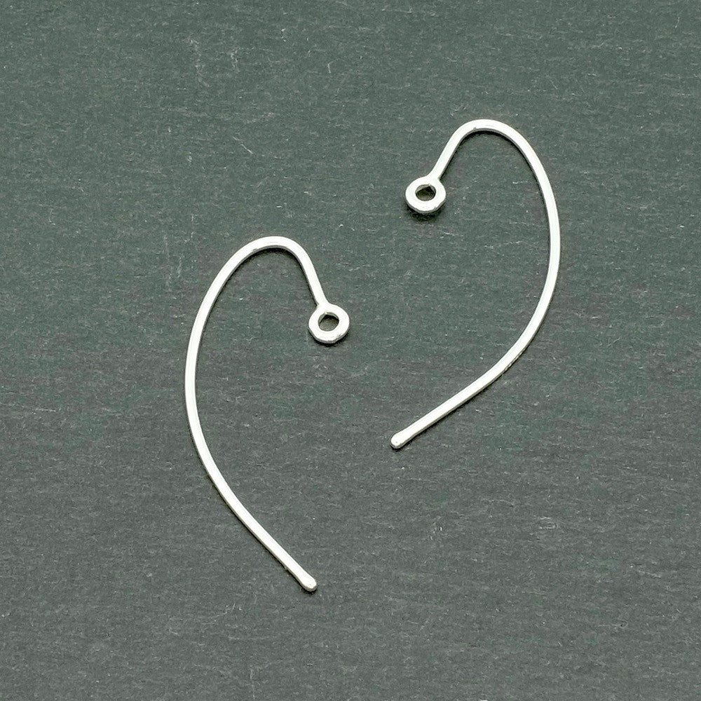 Lot de 2 crochets Boucles d'oreilles en argent massif 925 