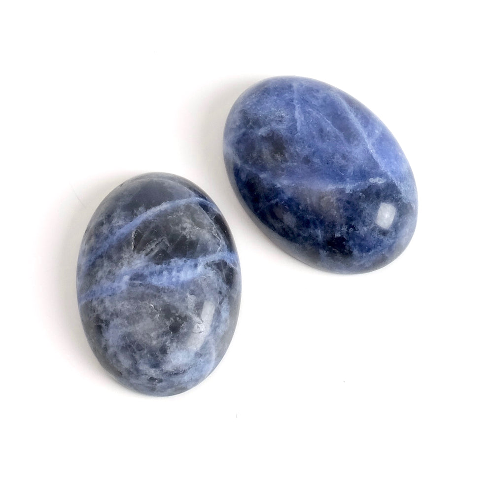 Cabochon pierre naturelle Ovale 18 x 25mm Sodalite