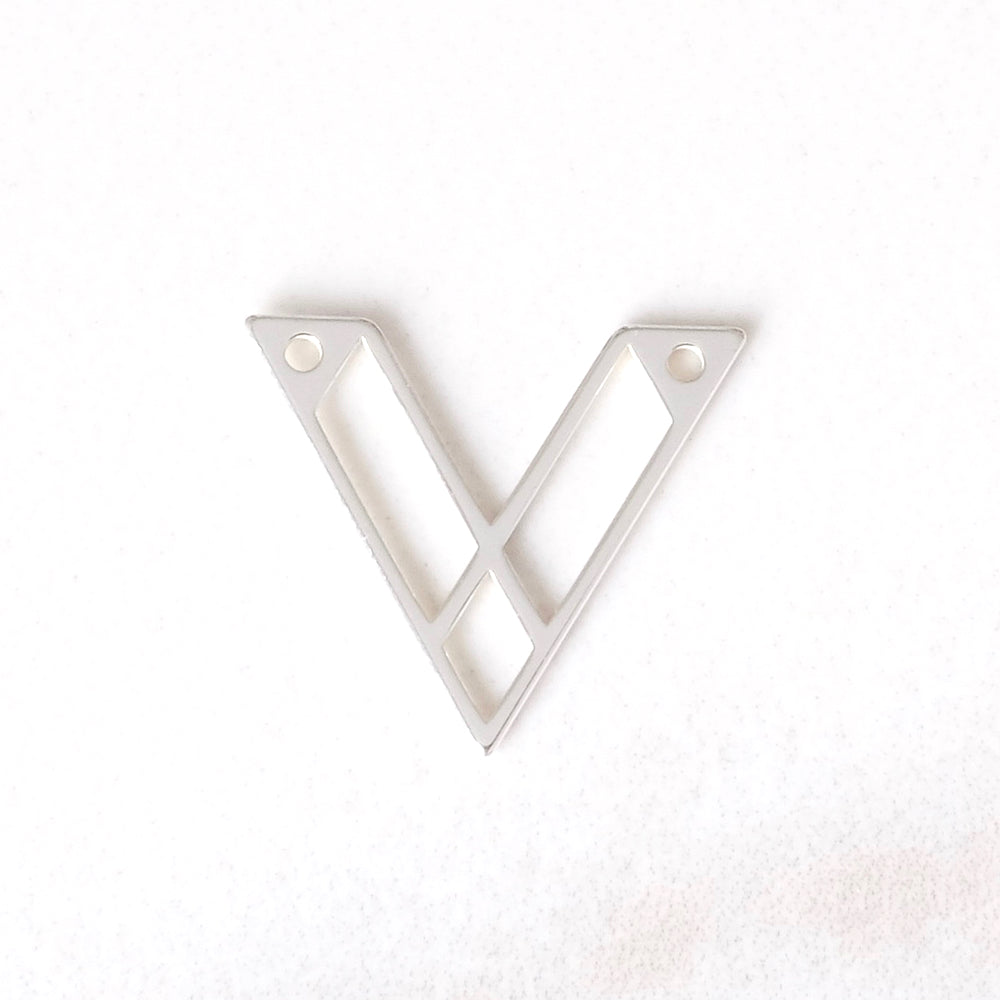 Pendentif connecteur Triangle en Argent 925