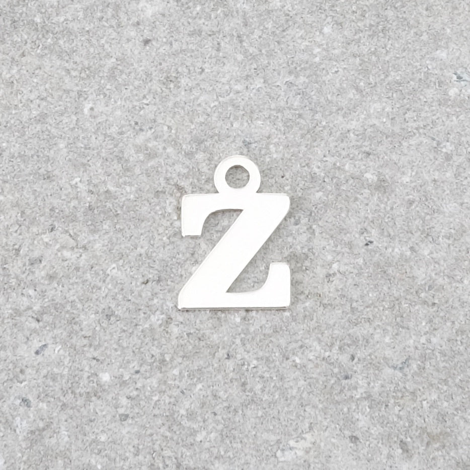 Pendentif lettre Z en argent 925