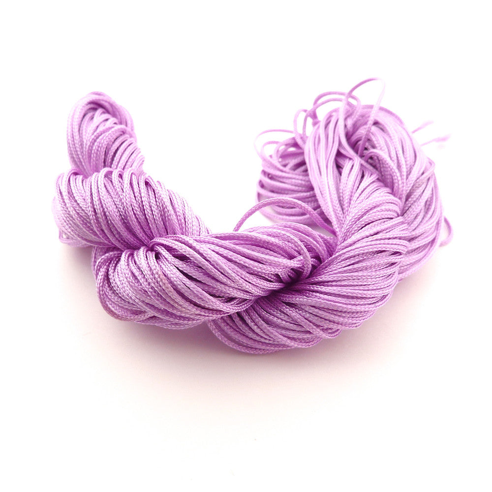 25 mètres de Fils Nylon Shambala 1mm Violet Clair